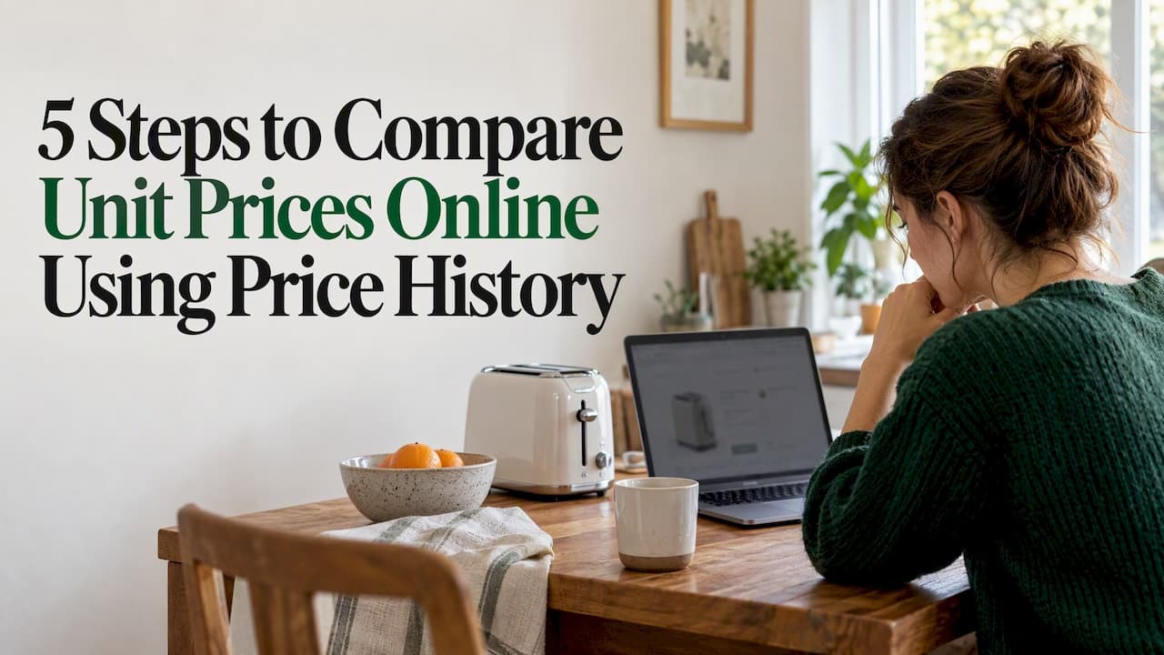 5 Steps to Compare Unit Prices Online Using Price History