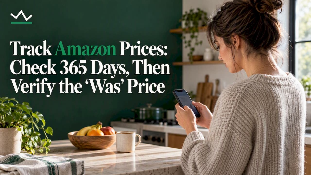 Track Amazon Prices: Check 365 Days, Then Verify the ‘Was’ Price