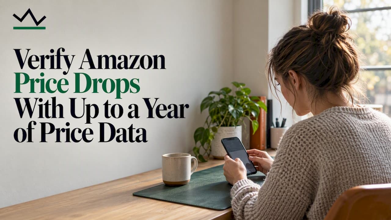 Amazon Price Alerts: Verify Drops With Up to a Year of Price Data