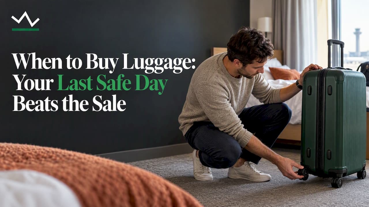 When to Buy Luggage: Your Last Safe Day Beats the Sale